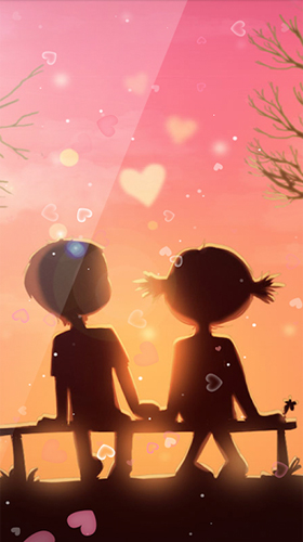 Download livewallpaper Hearts by Webelinx Love Story Games for Android.