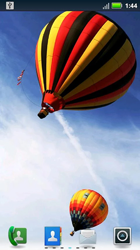 Download livewallpaper Hot air balloon by Socks N' Sandals for Android.