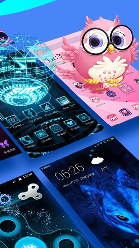 Download Launcher 3D free With clock livewallpaper for Android phone and tablet.