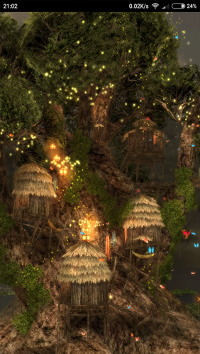 Download livewallpaper Magic Tree 3D for Android.
