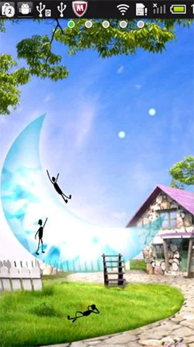 Download Moon slide free Fantasy livewallpaper for Android phone and tablet.