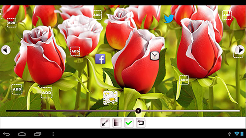Download livewallpaper My flower 3D for Android.