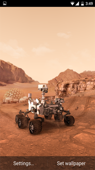 Download livewallpaper My Mars for Android.