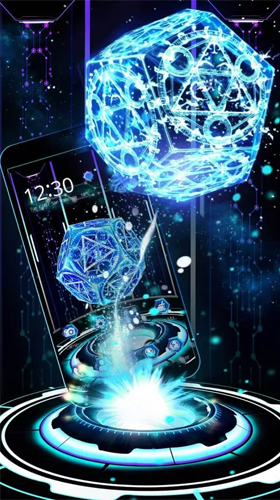 Download Neon pentagon 3D free 3D livewallpaper for Android phone and tablet.