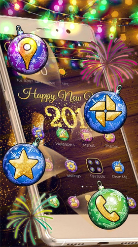 Download livewallpaper New Year 2018 for Android.