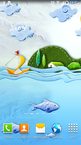 Download Paper world by Live Wallpapers 3D free Fantasy livewallpaper for Android phone and tablet.