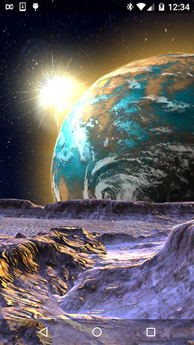 Download livewallpaper Planet X 3D for Android.