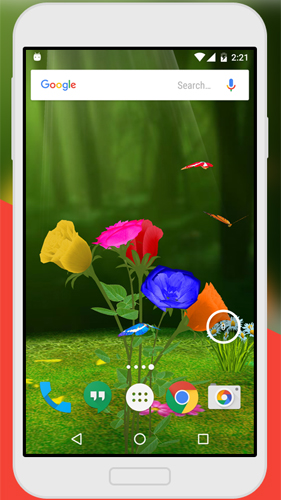 Download livewallpaper Rose 3D by Live Wallpaper for Android.