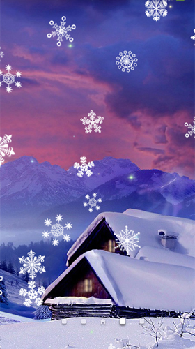 Download livewallpaper Snowfall by Amax LWPS for Android.