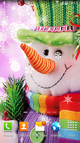 Download Snowman by BlackBird Wallpapers free Holidays livewallpaper for Android phone and tablet.