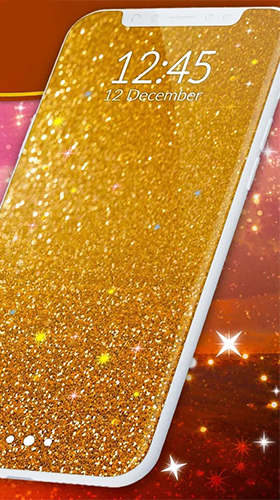 Download livewallpaper Sparkling glitter for Android.