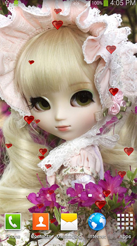 Download livewallpaper Sweet dolls for Android.