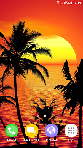 Download livewallpaper Tropical by BlackBird Wallpapers for Android.