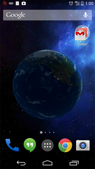 Download livewallpaper Universe 3D for Android.