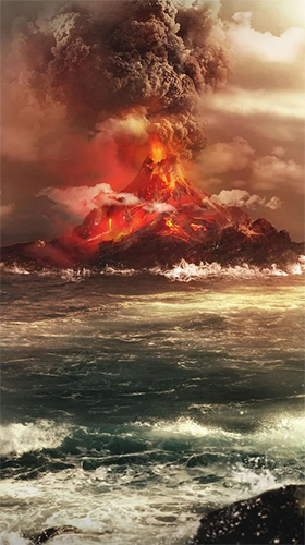 Download livewallpaper Volcano for Android.