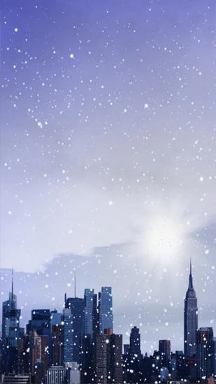 Download livewallpaper Winter Cities for Android.