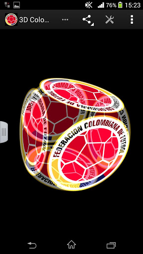 Download 3D Colombia football free livewallpaper for Android 6.0 phone and tablet.