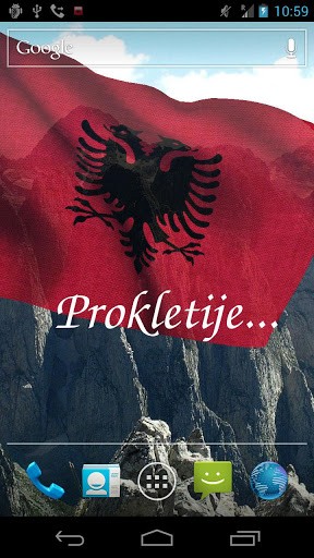 Download 3D flag of Albania free Logotypes livewallpaper for Android phone and tablet.