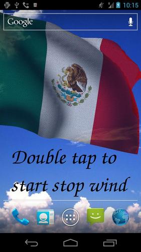 Download 3D flag of Mexico free livewallpaper for Android phone and tablet.