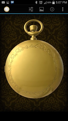 Download livewallpaper 3D pocket watch for Android.