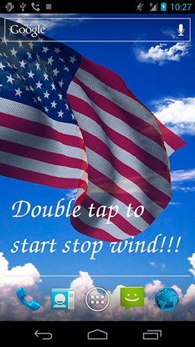 Download 3D US flag free Logotypes livewallpaper for Android phone and tablet.