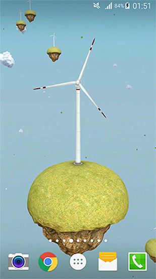 Download livewallpaper Windmill 3D for Android.
