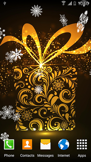 Download livewallpaper Abstract: Christmas for Android.