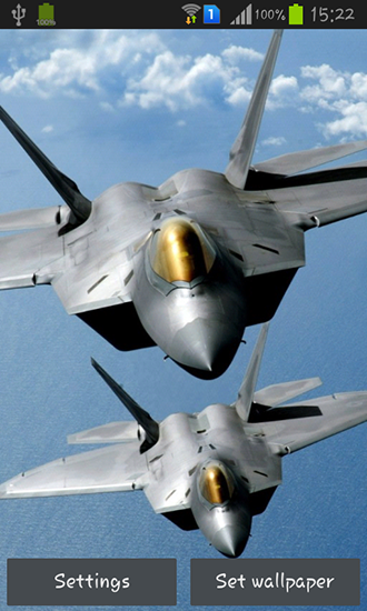 Download livewallpaper Air force for Android.