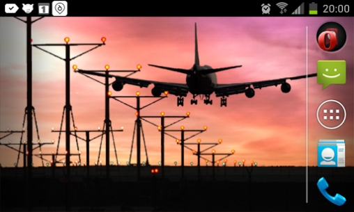 Download livewallpaper Airplanes for Android.