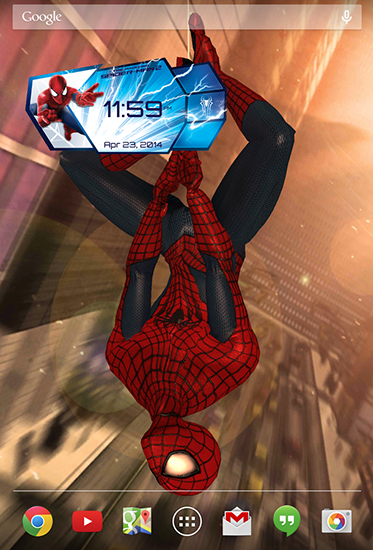 Download Amazing Spider-man 2 free livewallpaper for Android 4.0.1 phone and tablet.