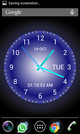 Download livewallpaper Analog clock for Android.