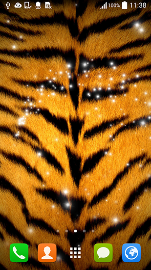 Download livewallpaper Animal print for Android.