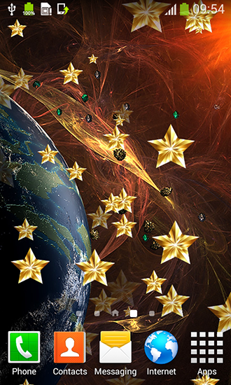 Download livewallpaper Asteroids for Android.