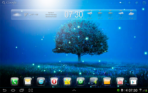 Download livewallpaper Awesome land 2 for Android.