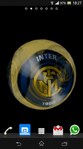 Download Ball 3D Inter Milan free livewallpaper for Android 6.0 phone and tablet.