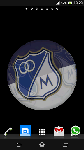 Download Ball 3D: Millonarios free livewallpaper for Android 4.0.1 phone and tablet.