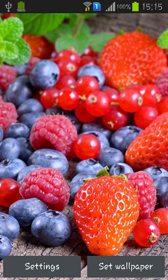 Download livewallpaper Berries for Android.