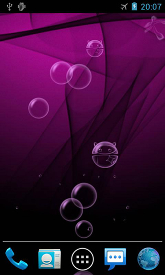Download livewallpaper Bubble live wallpaper for Android.