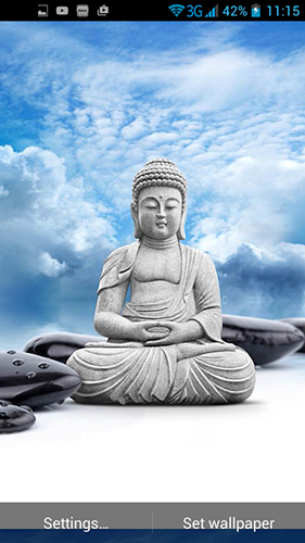 Download livewallpaper Buddha for Android.