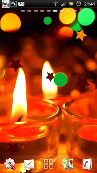 Download livewallpaper Candle for Android.