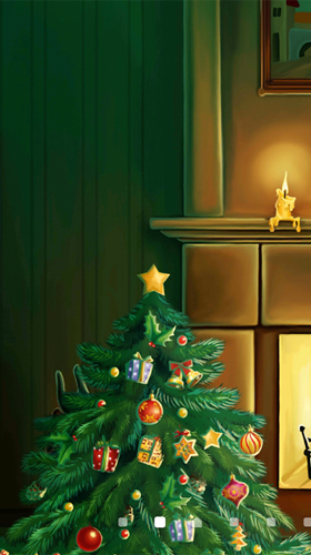 Christmas fireplace by Amax LWPS apk - free download.