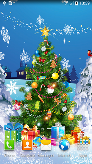 Download livewallpaper Christmas 2015 for Android.