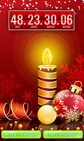 Download livewallpaper Christmas: Countdown for Android.