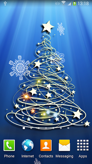 Download Christmas tree 3D by Amax lwps free livewallpaper for Android 4.4.2 phone and tablet.
