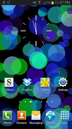 Download livewallpaper Circles for Android.