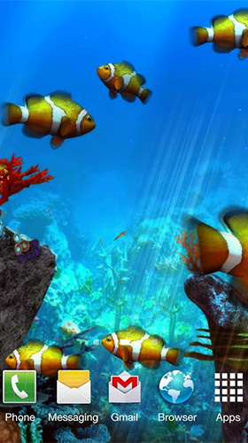 Clownfish aquarium 3D apk - free download.