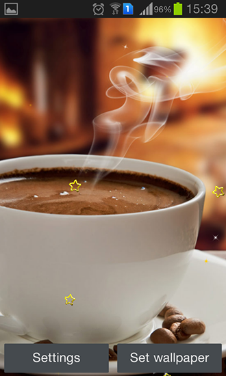 Download livewallpaper Coffee dreams for Android.