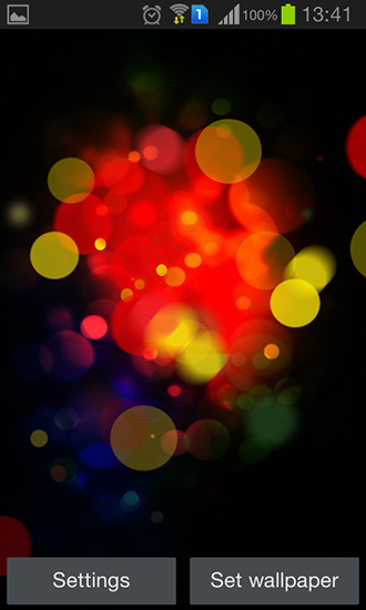 Download livewallpaper Colorful neon for Android.