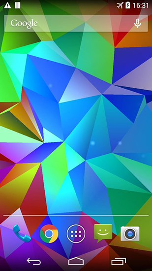 Download livewallpaper Crystal 3D for Android.