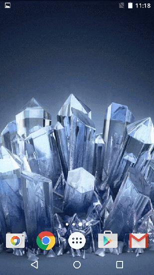 Download livewallpaper Crystals by Fun live wallpapers for Android.